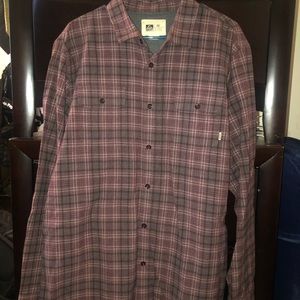 REEF Maroon Flannel